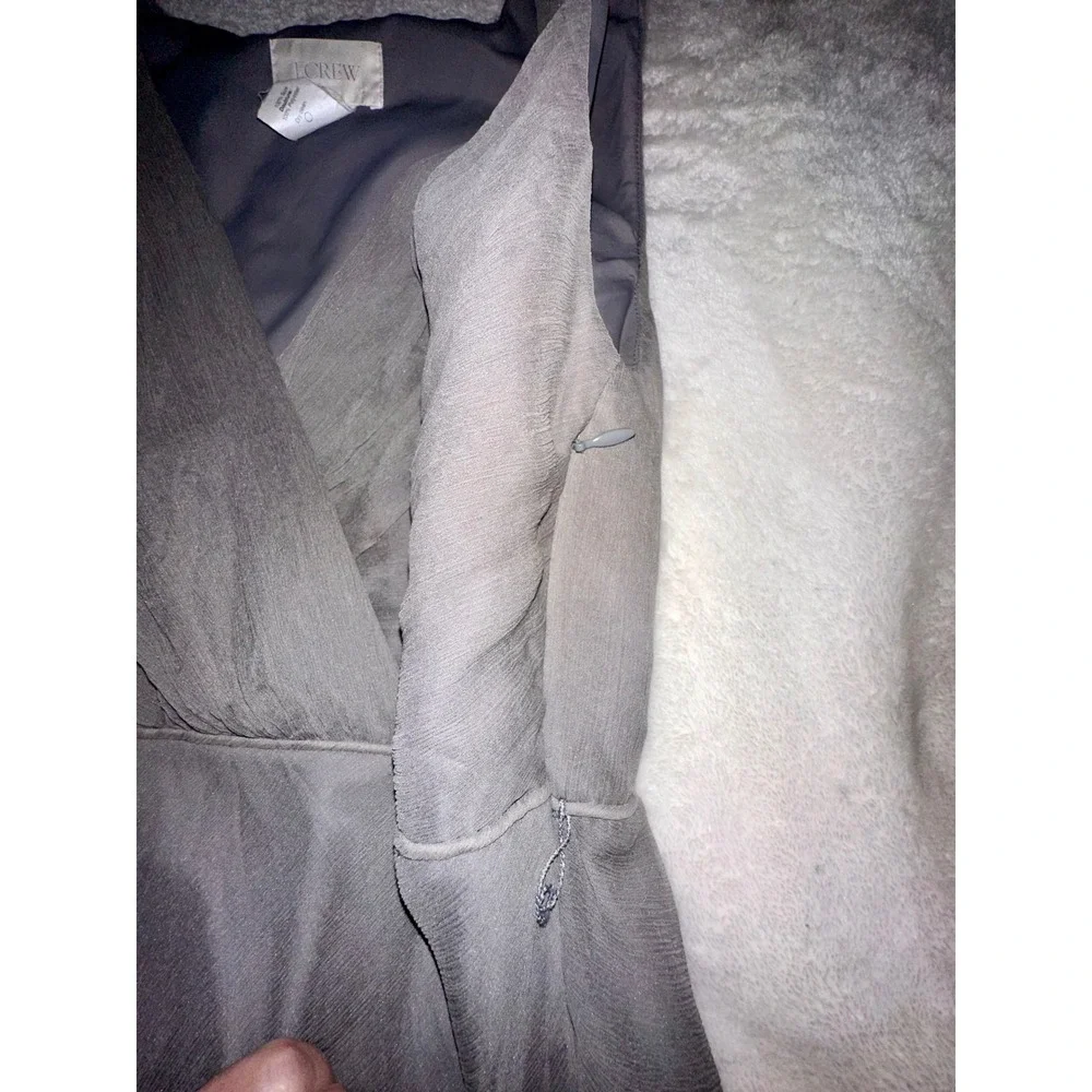 J.‎ Crew Gray Dress Sleeveless V-Neck Party Cocktail Casual Size 6